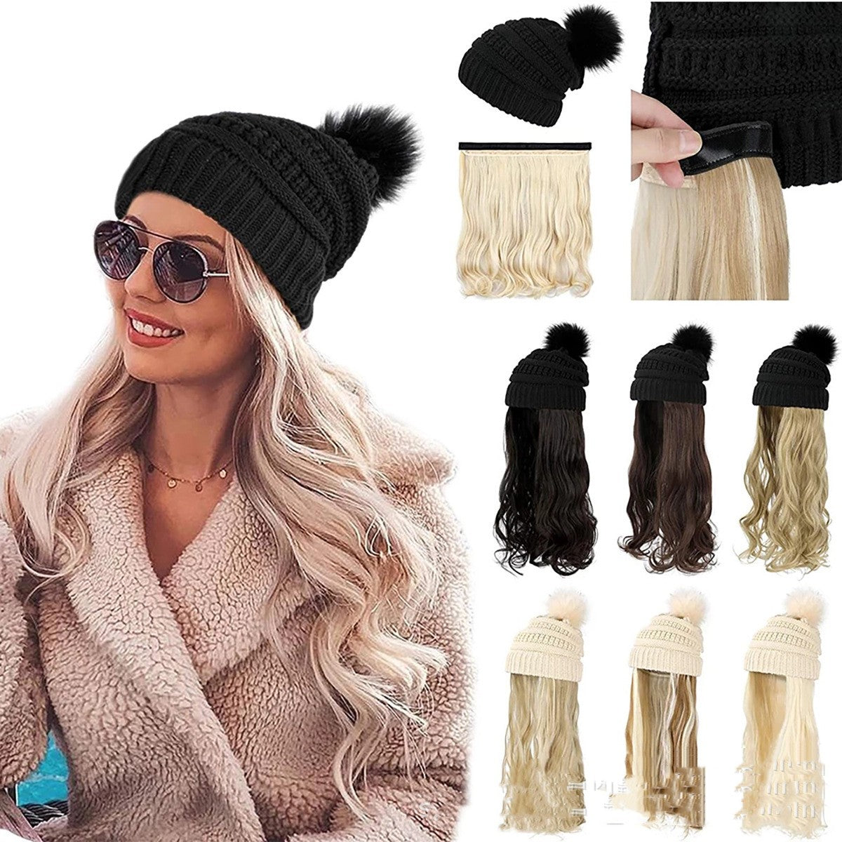 The Beanie Wig 2 in 1